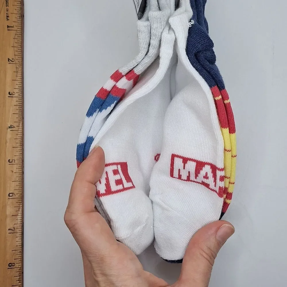 MARVEL socks Avengers ankle NO SHOW SOCKS iron man